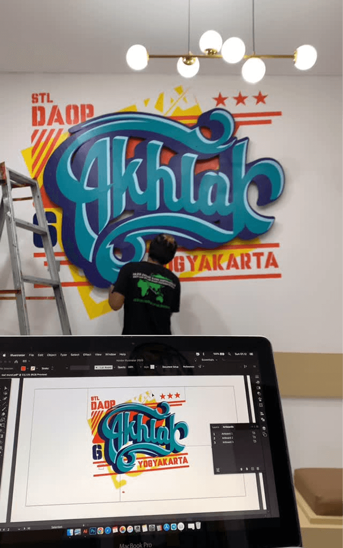 Lukis Dinding - Bengkel Perupan